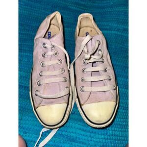 VINTAGE LAVENDER CONVERSE CHUCK TAYLOR MADE IN USA SNEAKERS 5/7